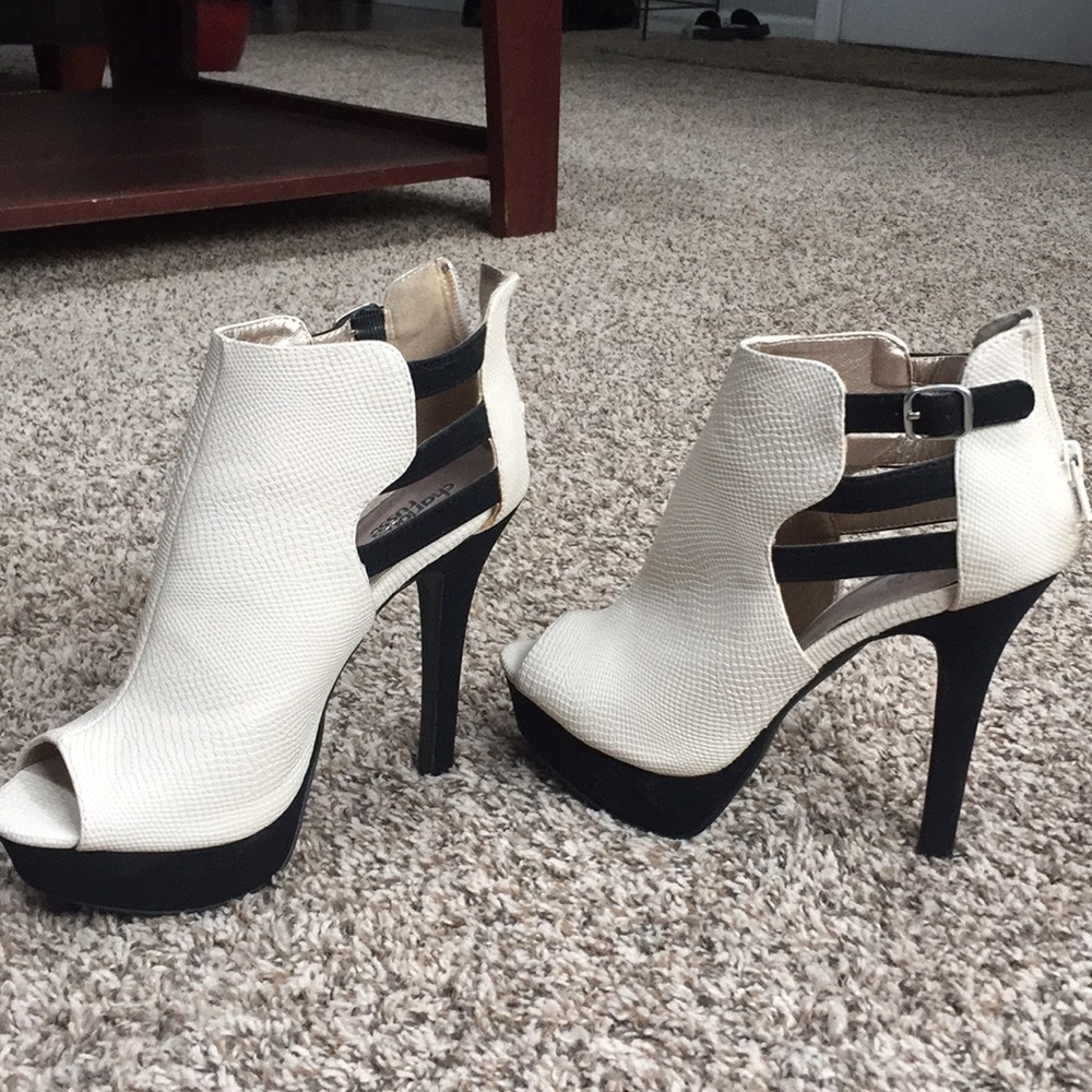 Cream heels